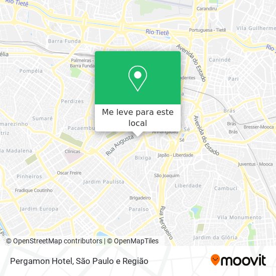 Pergamon Hotel mapa