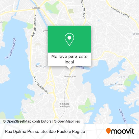 Rua Djalma Pessolato mapa