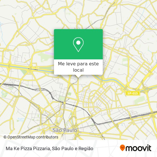 Ma Ke Pizza Pizzaria mapa