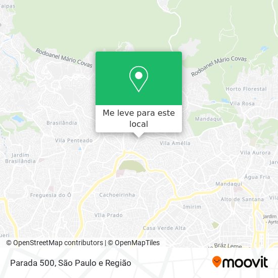 Parada 500 mapa