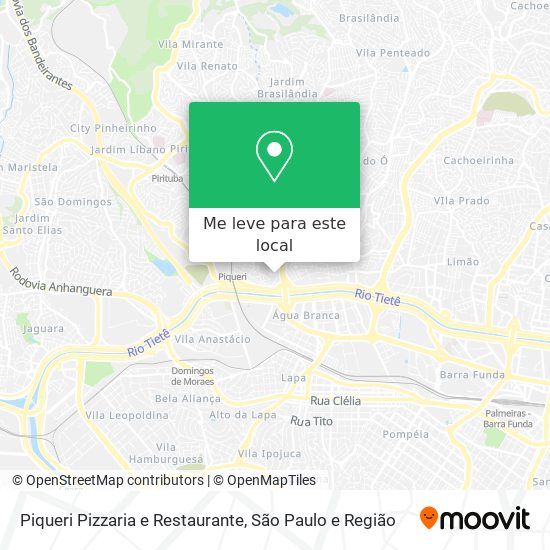 Piqueri Pizzaria e Restaurante mapa