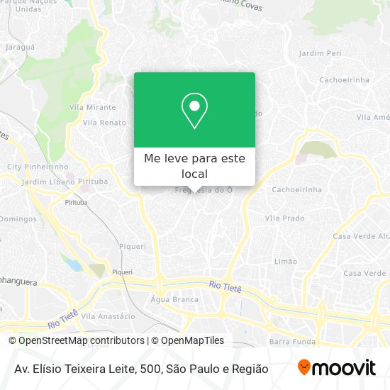 Av. Elísio Teixeira Leite, 500 mapa