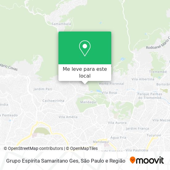 Grupo Espírita Samaritano Ges mapa