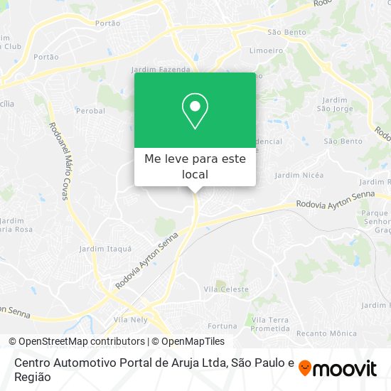 Centro Automotivo Portal de Aruja Ltda mapa