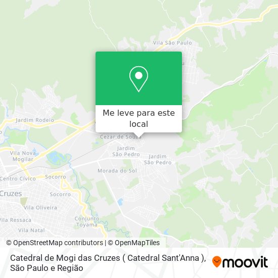 Catedral de Mogi das Cruzes ( Catedral Sant'Anna ) mapa
