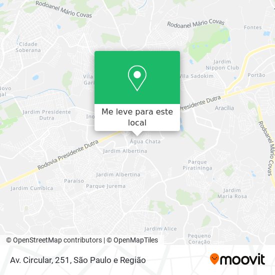 Av. Circular, 251 mapa