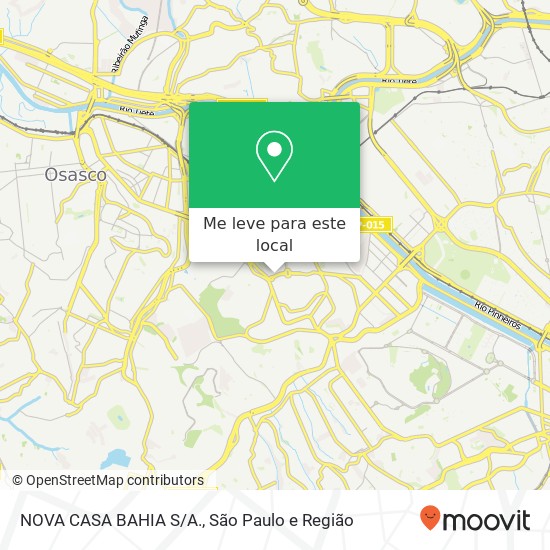 NOVA CASA BAHIA S / A., Avenida Leão Machado, 100 Jaguaré São Paulo-SP 05328-020 mapa