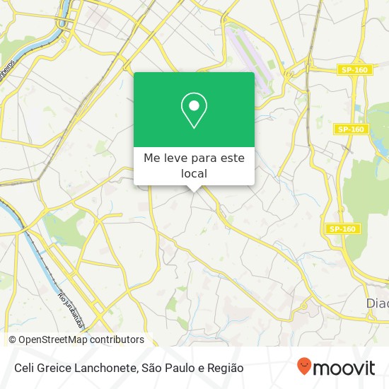 Celi Greice Lanchonete, Rua Antônio Gil, 1300 Cidade Ademar São Paulo-SP 04655-002 mapa