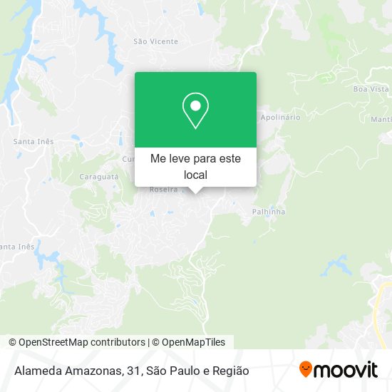 Alameda Amazonas, 31 mapa