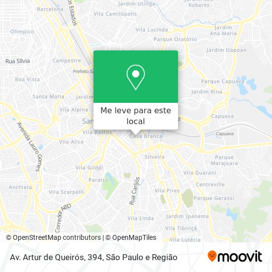 Av. Artur de Queirós, 394 mapa