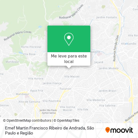 Emef Martin Francisco Ribeiro de Andrada mapa