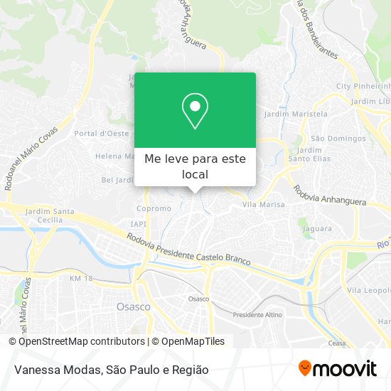 Vanessa Modas mapa