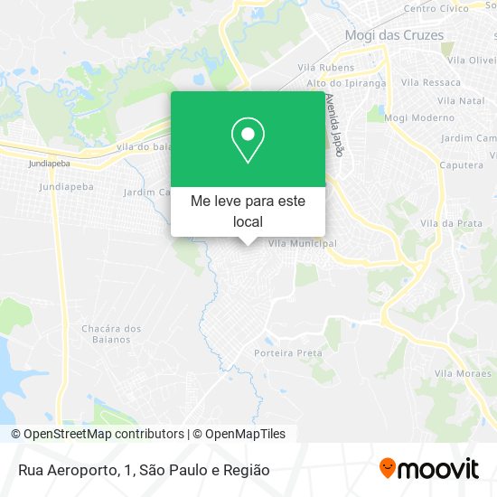 Rua Aeroporto, 1 mapa