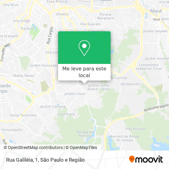 Rua Galiléia, 1 mapa