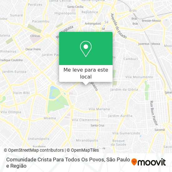 Comunidade Crista Para Todos Os Povos mapa