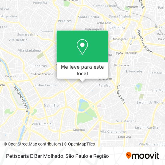 Petiscaria E Bar Molhado mapa