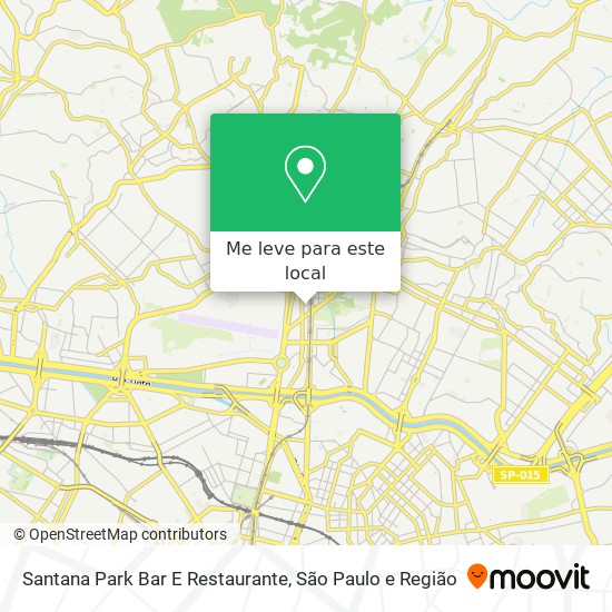 Santana Park Bar E Restaurante mapa
