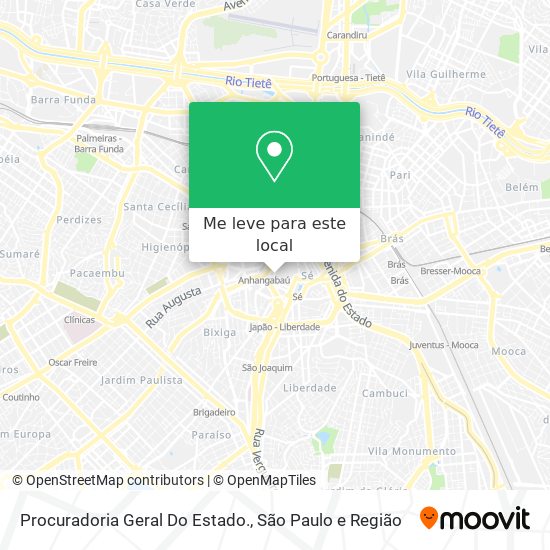 Procuradoria Geral Do Estado. mapa