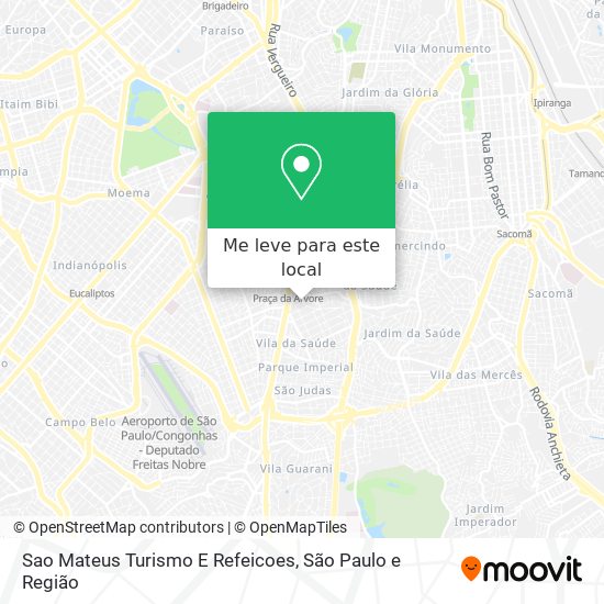 Sao Mateus Turismo E Refeicoes mapa