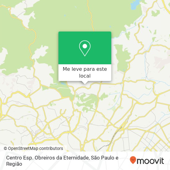 Centro Esp. Obreiros da Eternidade, Rua Manuel Muniz dos Anjos Tremembé São Paulo-SP 02372-040 mapa