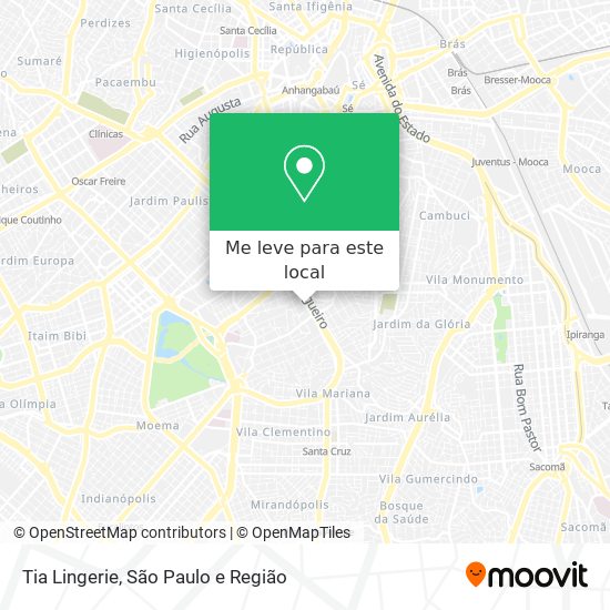Tia Lingerie mapa