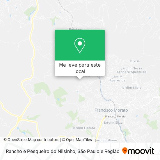 Rancho e Pesqueiro do Nilsinho mapa