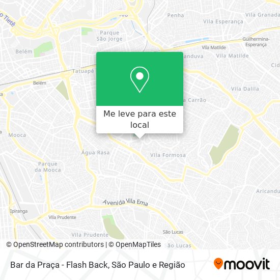 Bar da Praça - Flash Back mapa