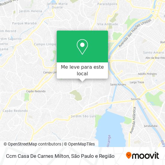 Ccm Casa De Carnes Milton mapa