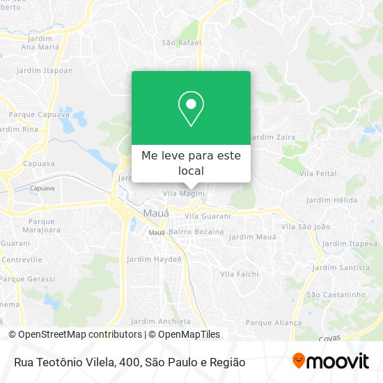 Rua Teotônio Vilela, 400 mapa
