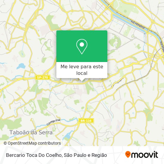 Bercario Toca Do Coelho mapa