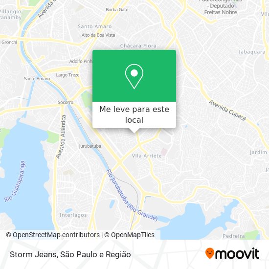 Storm Jeans mapa