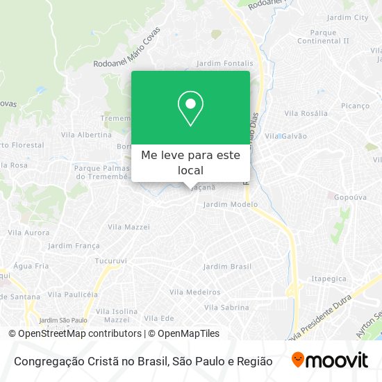 Congregação Cristã no Brasil mapa