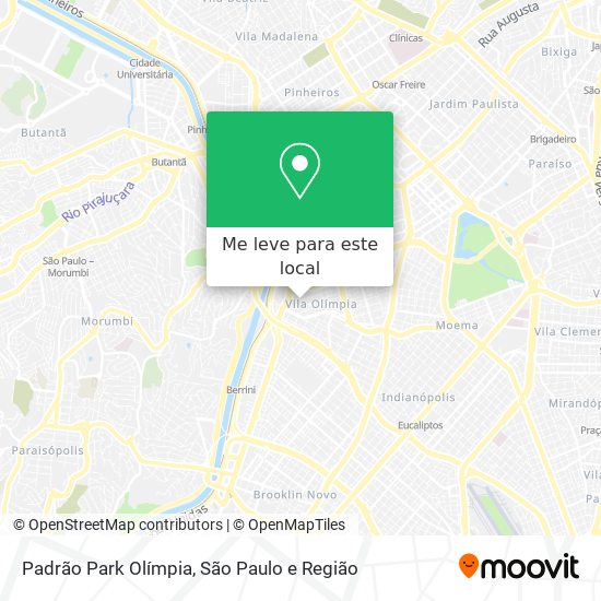 Padrão Park Olímpia mapa