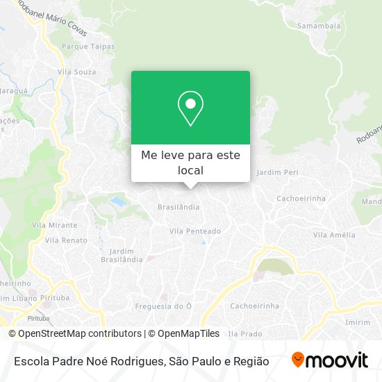 Escola Padre Noé Rodrigues mapa