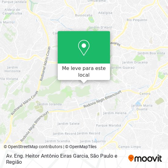 Av. Eng. Heitor Antônio Eiras Garcia mapa