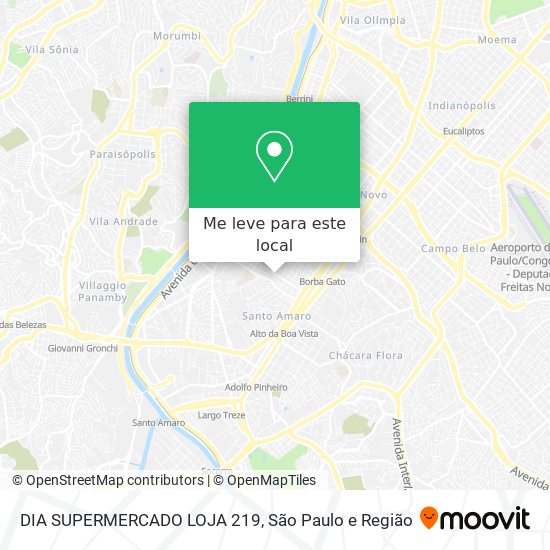 DIA SUPERMERCADO LOJA 219 mapa