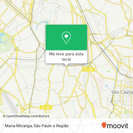 Maria Micanga, Avenida do Cursino, 11 Cursino São Paulo-SP 04133-000 mapa