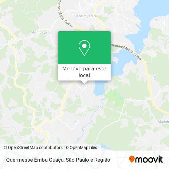 Quermesse Embu Guaçu mapa