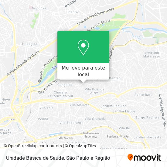 Unidade Básica de Saúde mapa