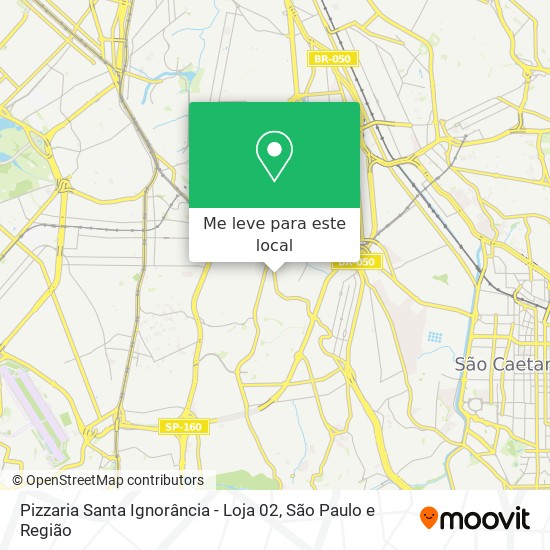 Pizzaria Santa Ignorância - Loja 02 mapa