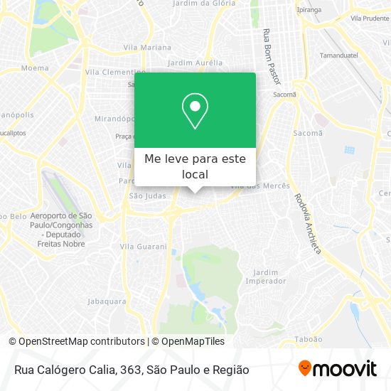 Rua Calógero Calia, 363 mapa