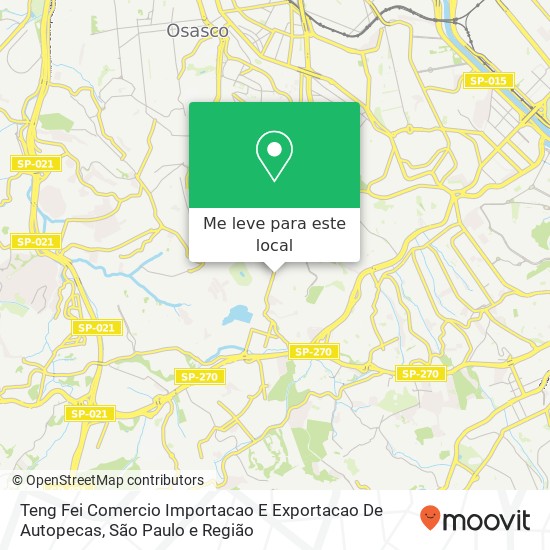 Teng Fei Comercio Importacao E Exportacao De Autopecas, Avenida Prestes Maia, 241 Rio Pequeno São Paulo-SP 06040-017 mapa