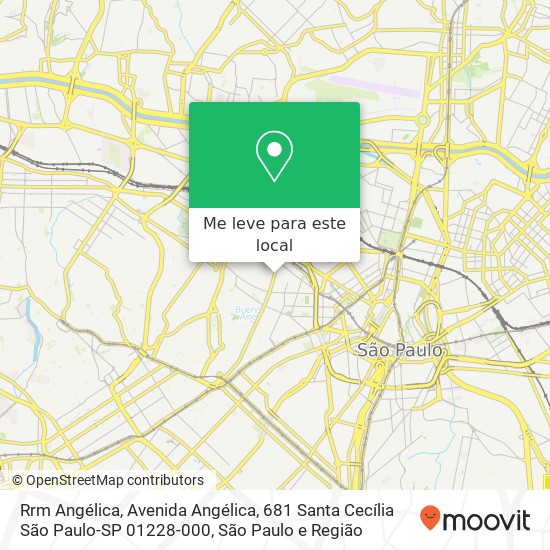 Rrm Angélica, Avenida Angélica, 681 Santa Cecília São Paulo-SP 01228-000 mapa