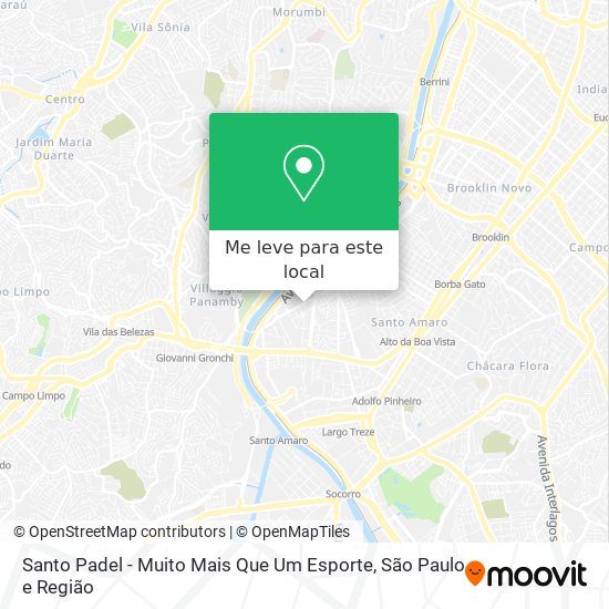 Santo Padel - Muito Mais Que Um Esporte mapa