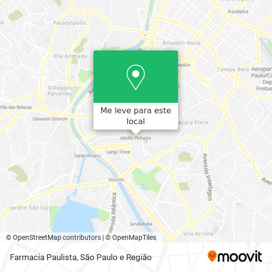 Farmacia Paulista mapa