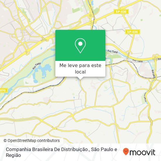 Companhia Brasileira De Distribuição., Avenida Olavo Egídio de Souza Aranha, 1820 Ermelino Matarazzo São Paulo-SP 03822-000 mapa