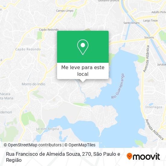 Rua Francisco de Almeida Souza, 270 mapa