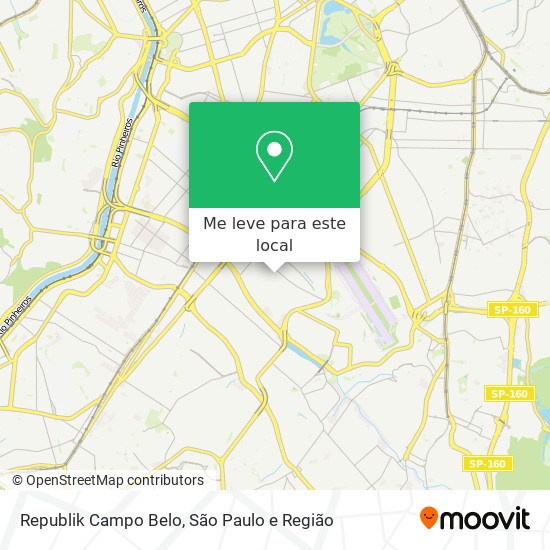 Republik Campo Belo mapa