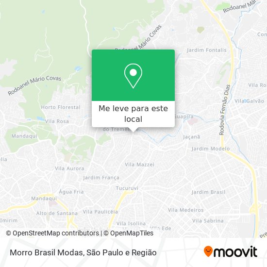 Morro Brasil Modas mapa