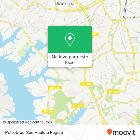 Petrobras, Avenida Nossa Senhora dos Navegantes Inamar Diadema-SP 09972-260 mapa